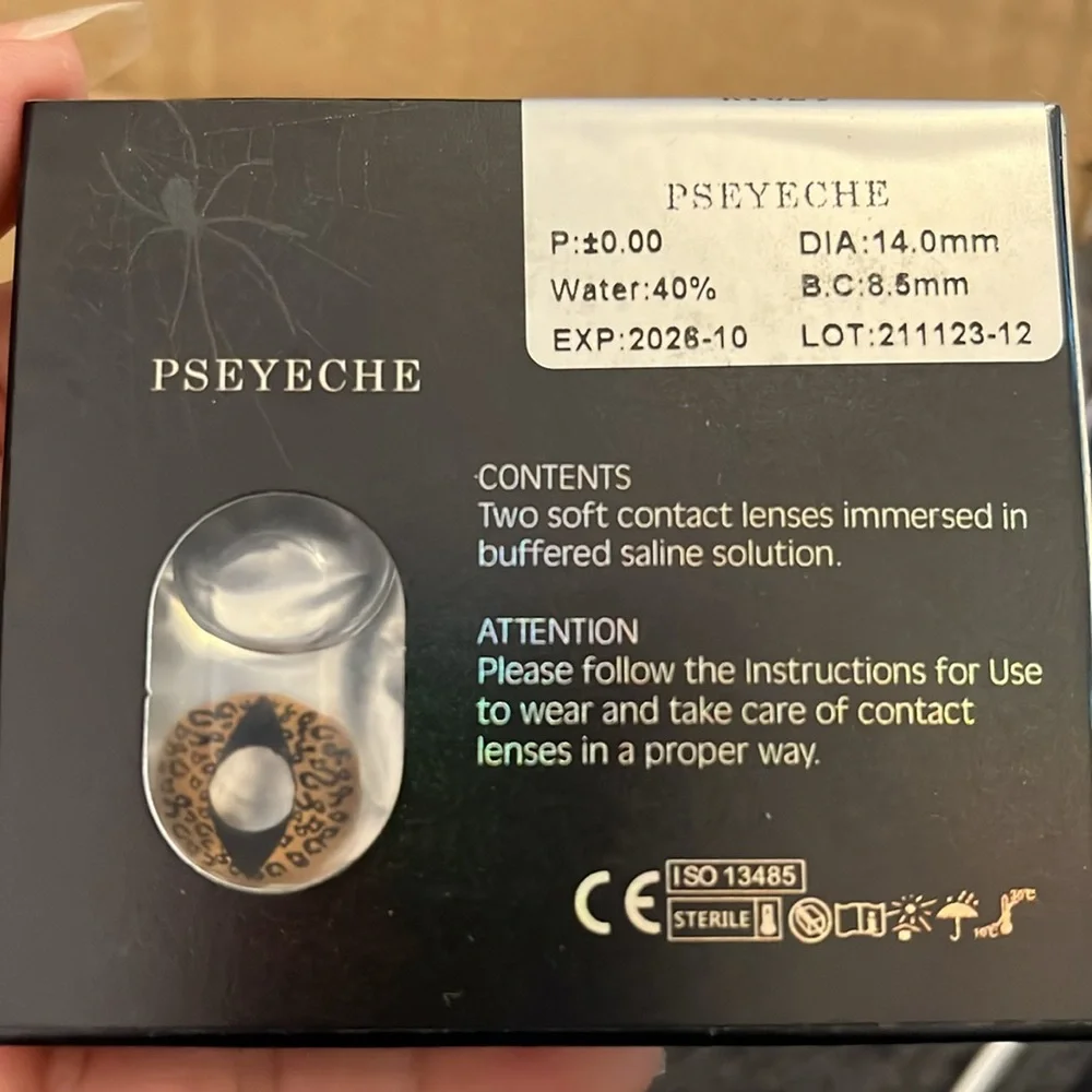 Brown Cheetah Cat Eye Halloween Cosplay lens